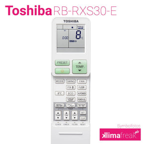 Toshiba Komfort Infrarotfernbedienung für Singlsplit Geräte